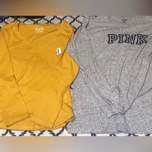 2 Women’s long sleeve shirts